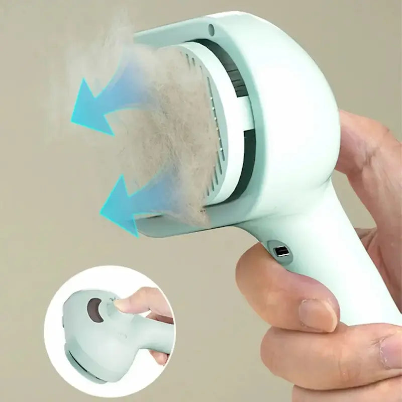 Brosse avec spray