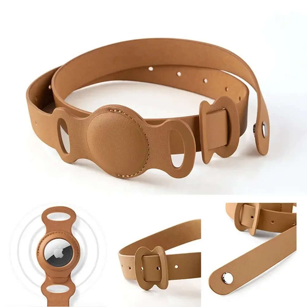 Collier GPS AirTag pour chien et chat - Suivi en temps réel fiable Griffe d'Amour