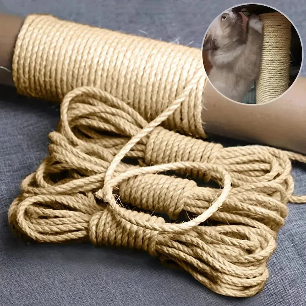 Corde en sisal 10m - Réparez facilement vos griffoirs Griffe d'Amour
