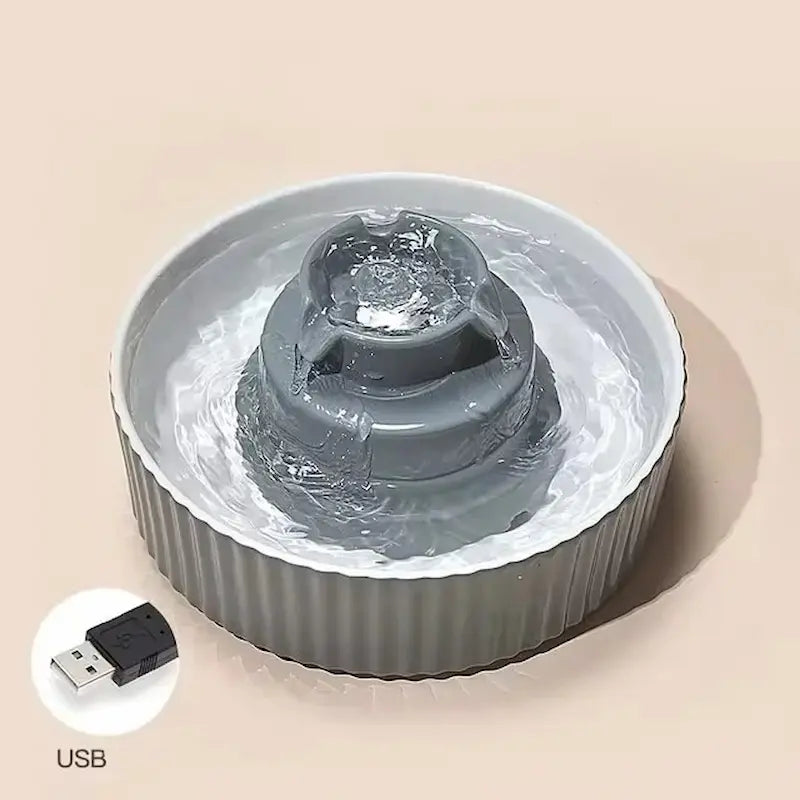 Fontaine à eau filtrante céramique - Eau pure et silence garanti Griffe d'Amour