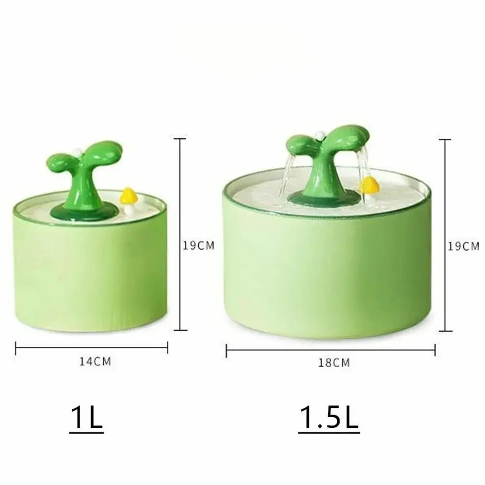 Fontaine à eau pour chat ultra silencieuse céramique Griffe d'Amour
