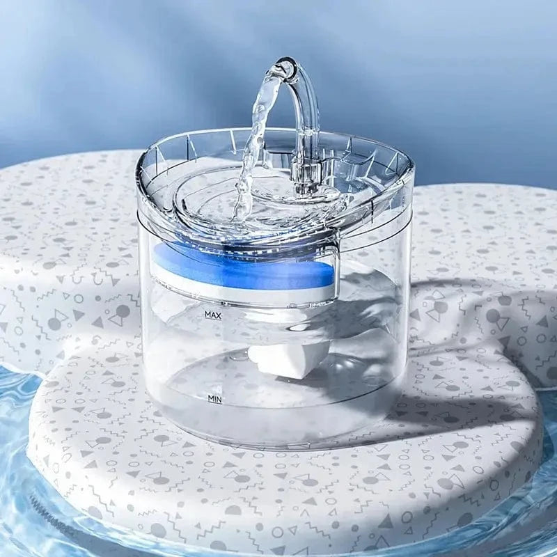 Fontaine chat 2L design avec capteur - Hydratation intelligente Griffe d'Amour