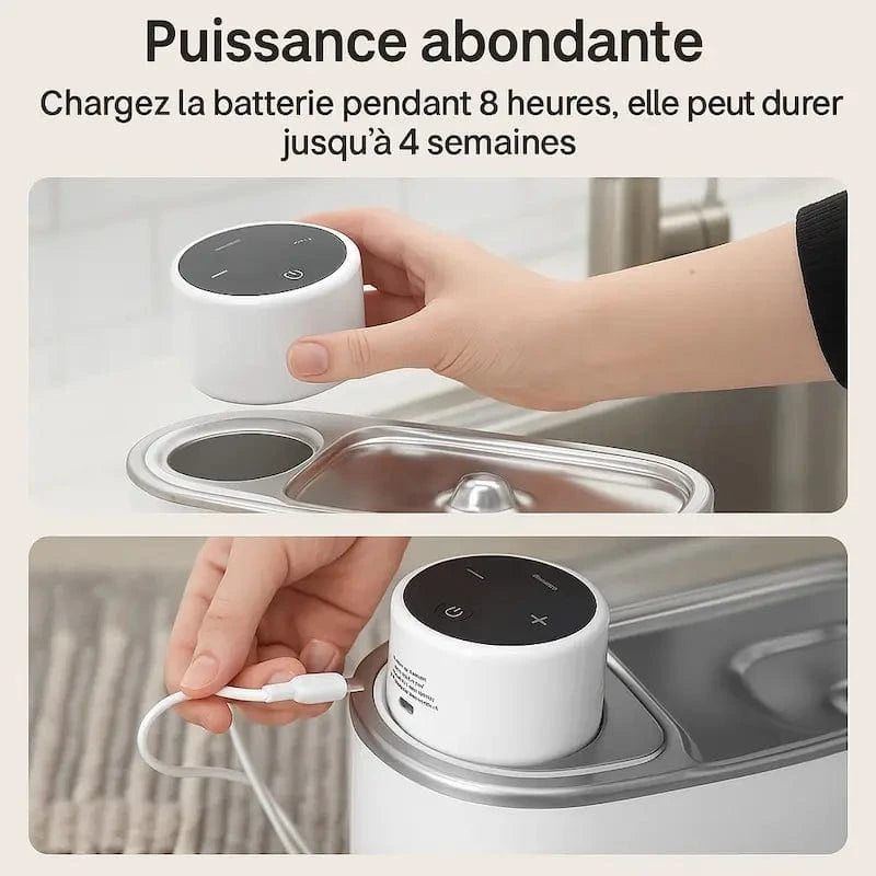 Fontaine sans fil à piles pour chat - Hydratation libre et durable Griffe d'Amour