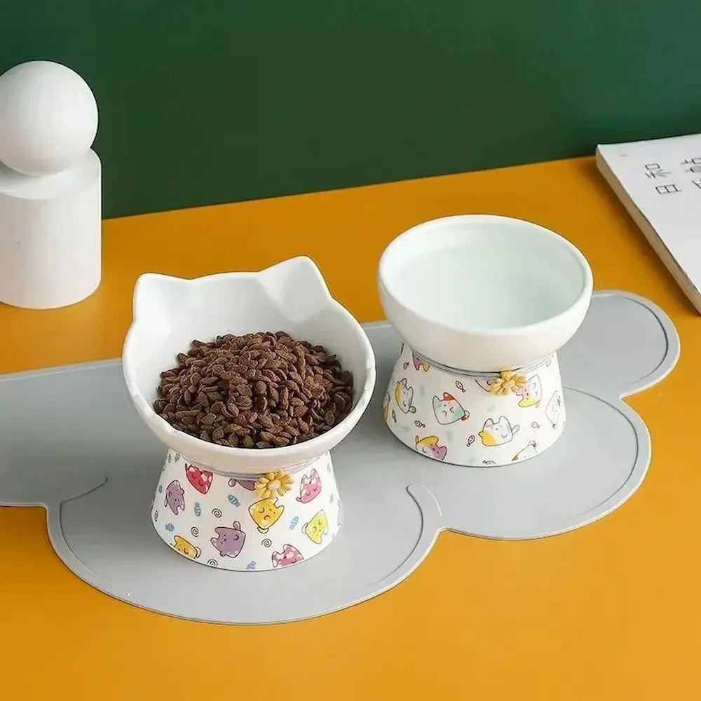 Gamelle céramique pour chat - Stabilité et confort optimal Griffe d'Amour