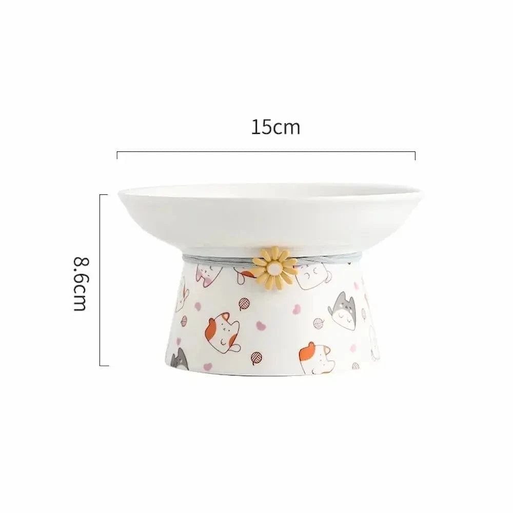 Gamelle céramique pour chat - Stabilité et confort optimal Griffe d'Amour