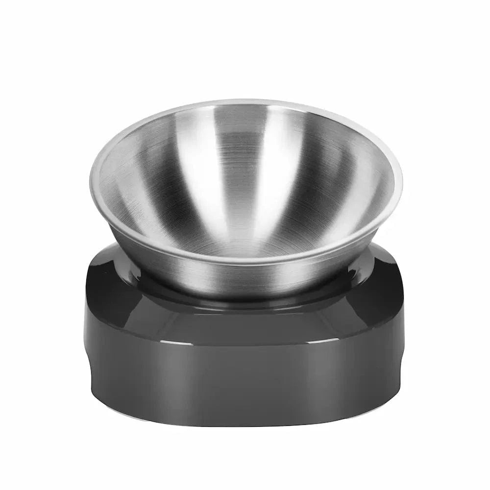Gamelle chat surélevée inox - Anti-vomissements efficace Griffe d'Amour