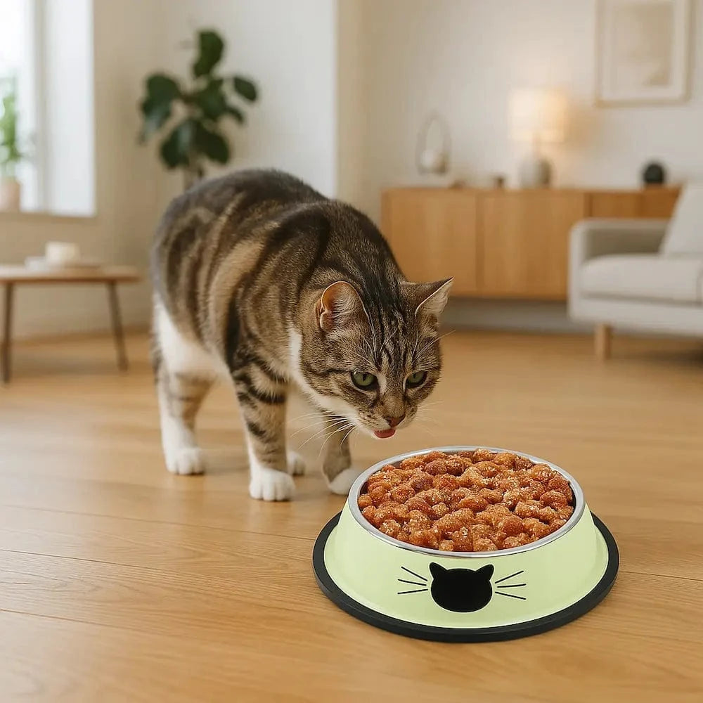 Gamelle inox pour chat - Facile à nettoyer et robuste Griffe d'Amour
