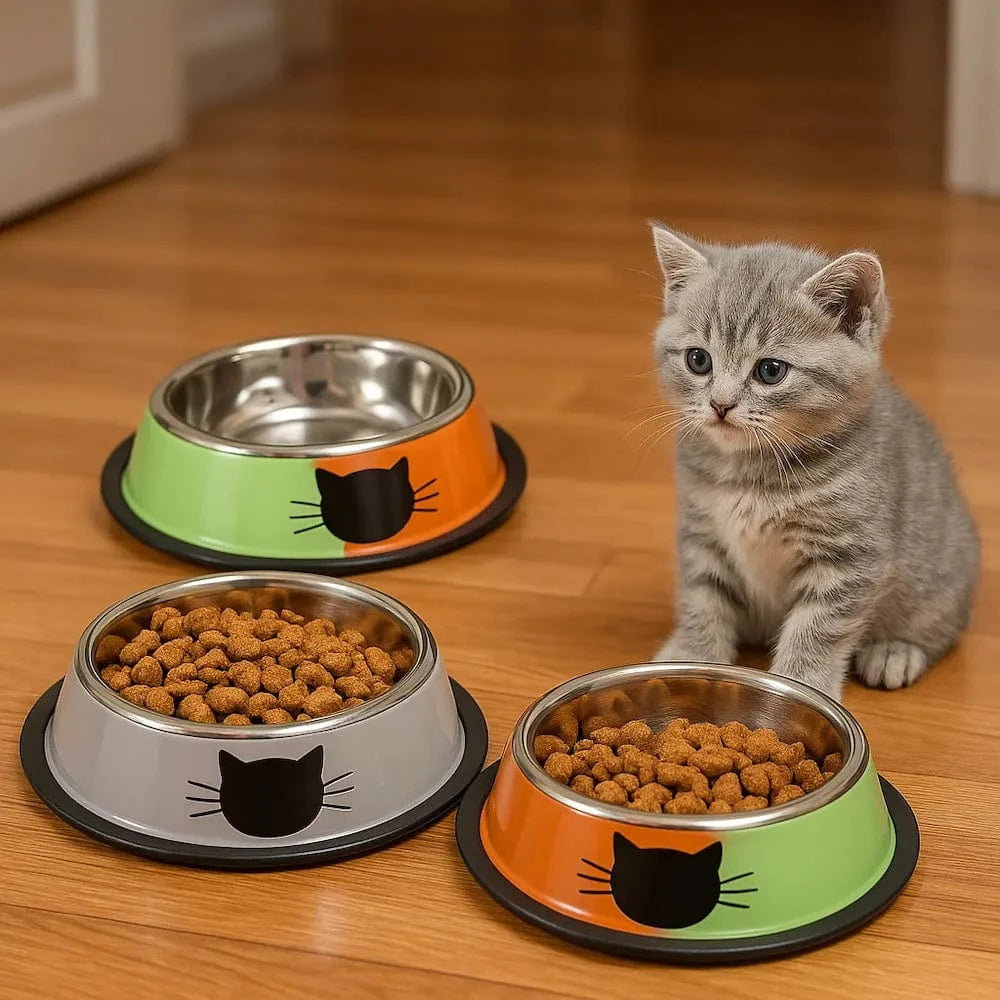 Gamelle inox pour chat - Facile à nettoyer et robuste Griffe d'Amour
