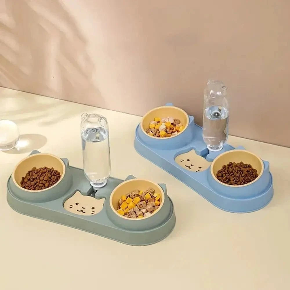 Gamelle pour 2 chats - Confort et praticité au quotidien Griffe d'Amour