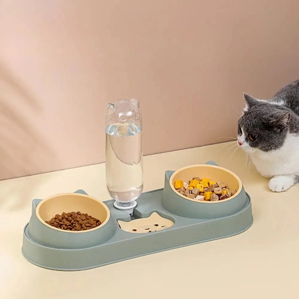 Gamelle pour 2 chats - Confort et praticité au quotidien Griffe d'Amour