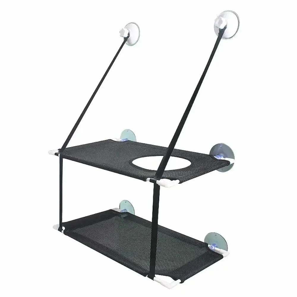 Hamac double pour chat - Repos en hauteur, 2 niveaux spacieux Griffe d'Amour