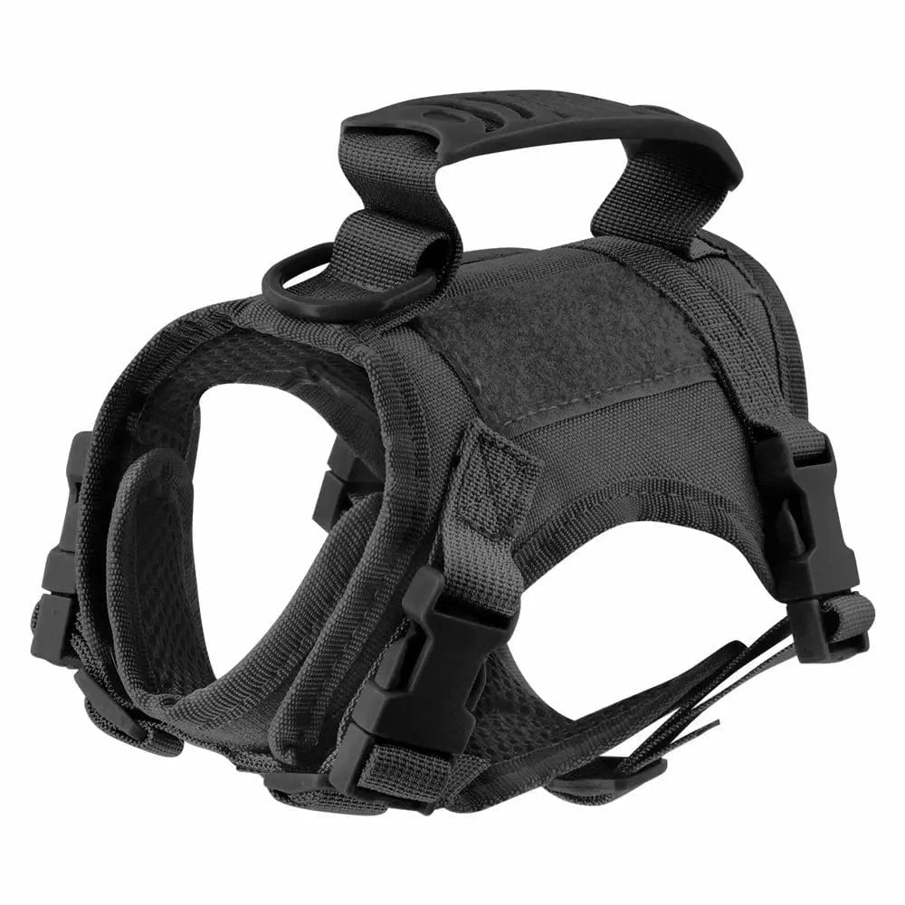 Harnais tactique chat ajustable - Anti-fugue & ultra confort Griffe d'Amour