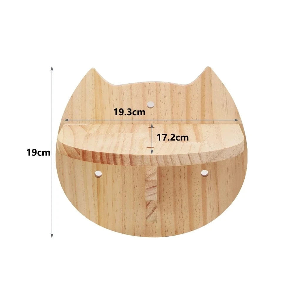 Arbre à chat mural - Espace optimisé, chat heureux ! Griffe d'Amour