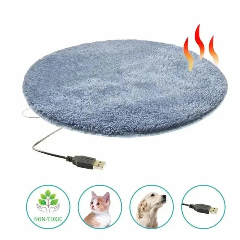 Coussin chauffant pour chat - Parfait pour l’hiver Griffe d'Amour