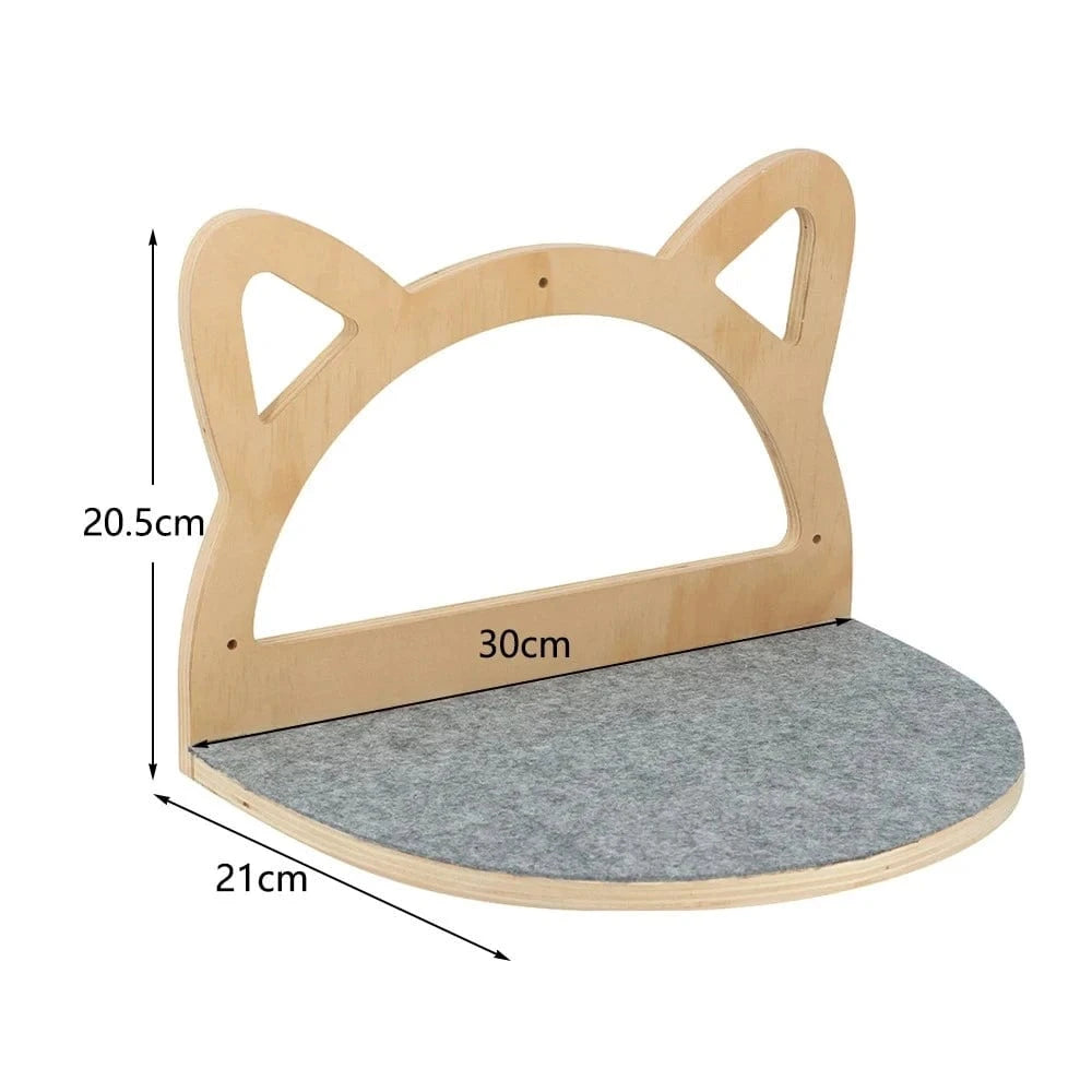 Arbre à chat mural - Espace optimisé, chat heureux ! Griffe d'Amour