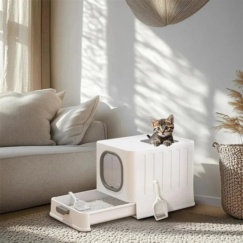Maison de toilette chat anti odeur - Fini les mauvaises odeurs Griffe d'Amour