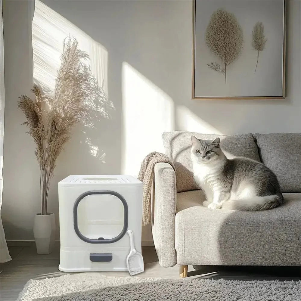 Maison de toilette chat anti odeur - Fini les mauvaises odeurs Griffe d'Amour