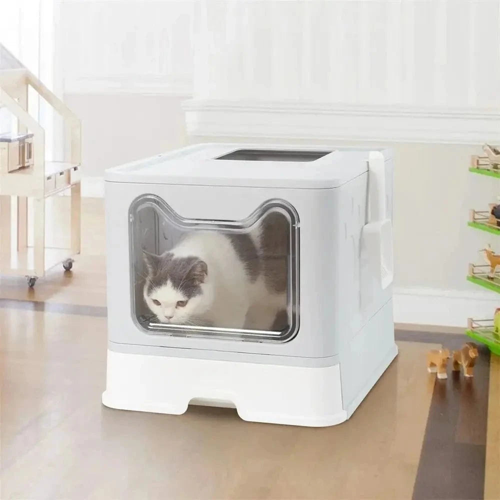 Maison de toilette XXL pour chat - Pratique & anti-odeurs Griffe d'Amour