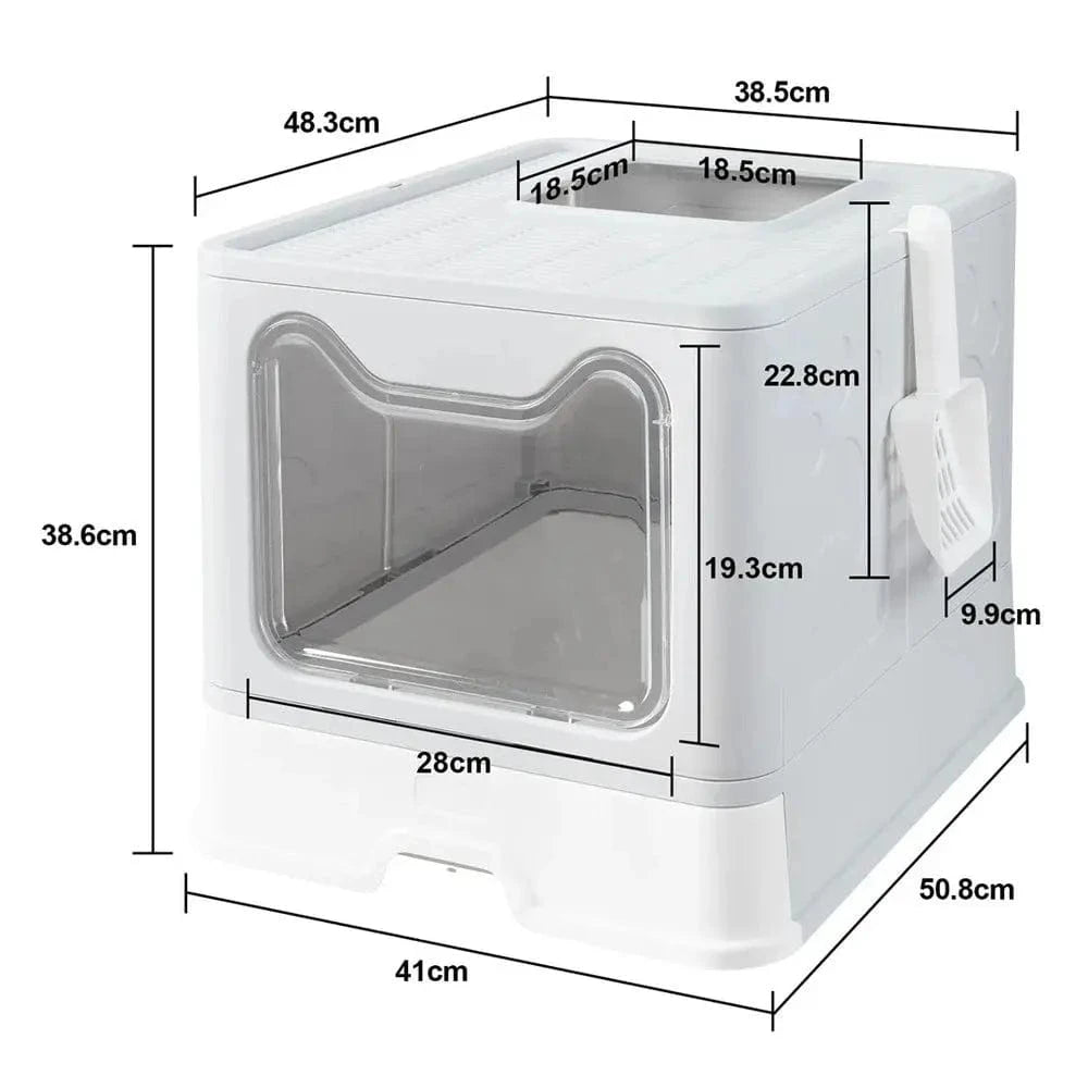 Maison de toilette XXL pour chat - Pratique & anti-odeurs Griffe d'Amour