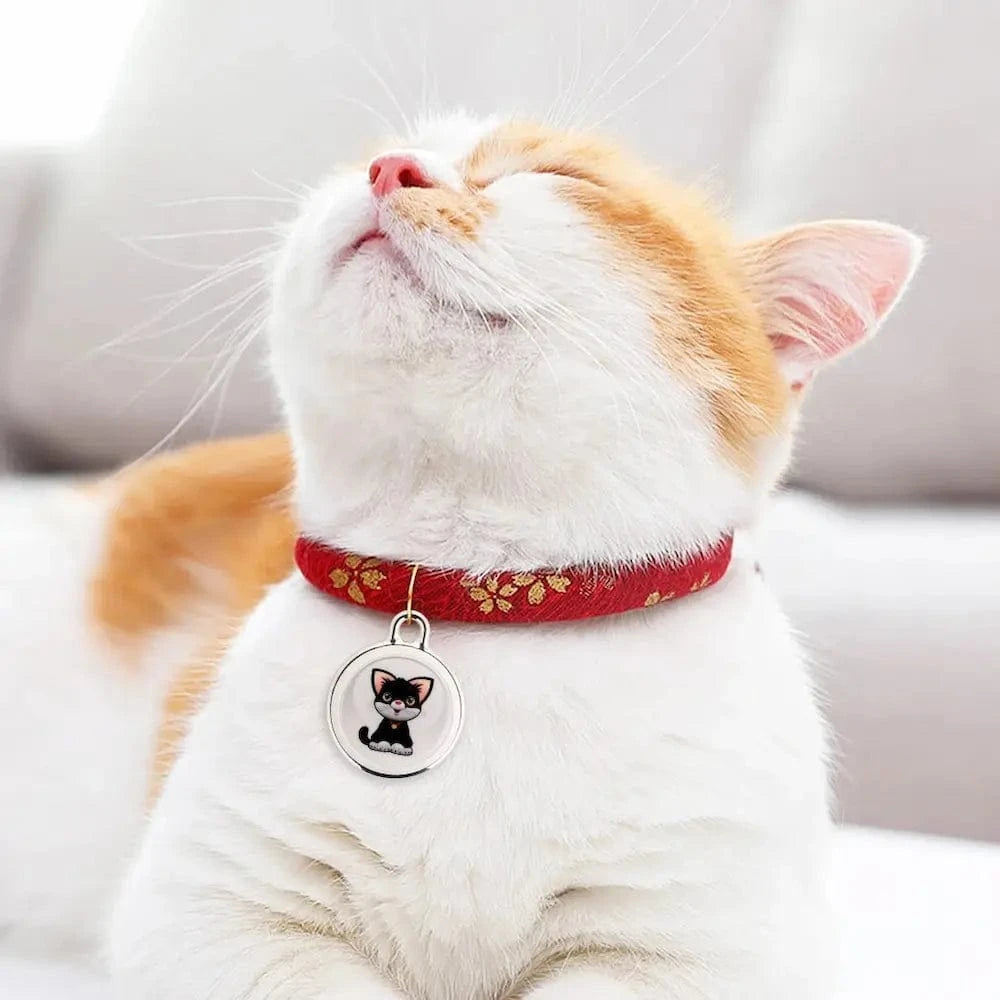 Mini badge GPS pour chat - Suivi en temps réel sans abonnement Griffe d'Amour