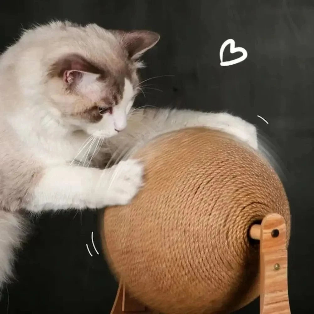 Planche à gratter avec boule centrale - Protège vos meubles Griffe d'Amour