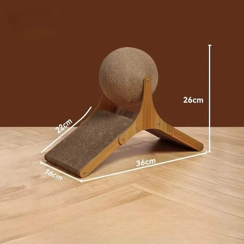 Planche à gratter avec boule centrale - Protège vos meubles Griffe d'Amour