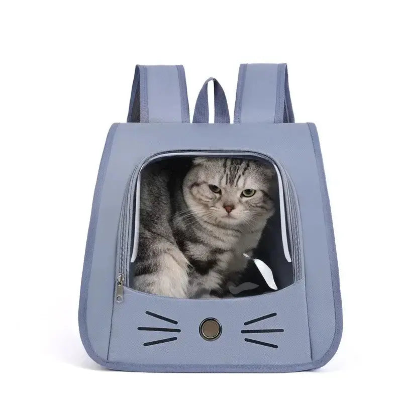 Sac à dos chat transparent