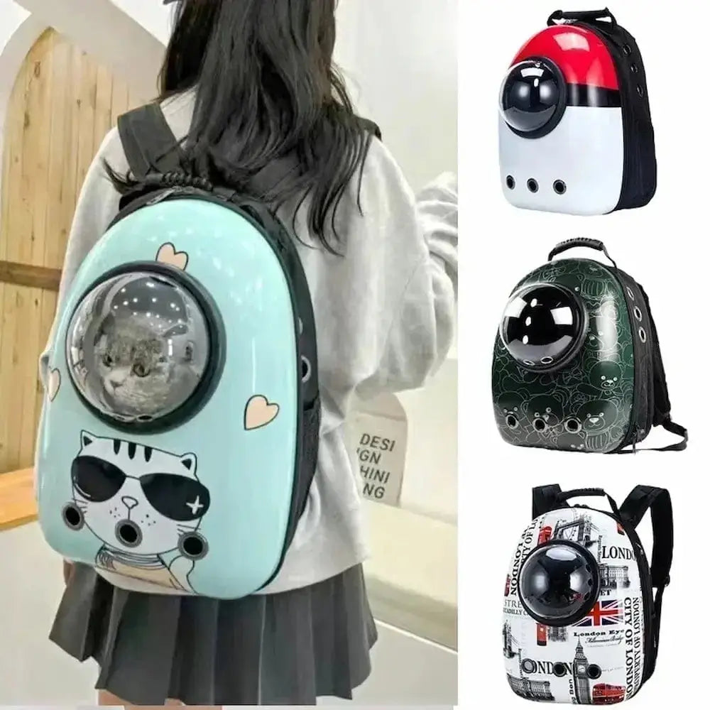 Sac à dos hublot chat