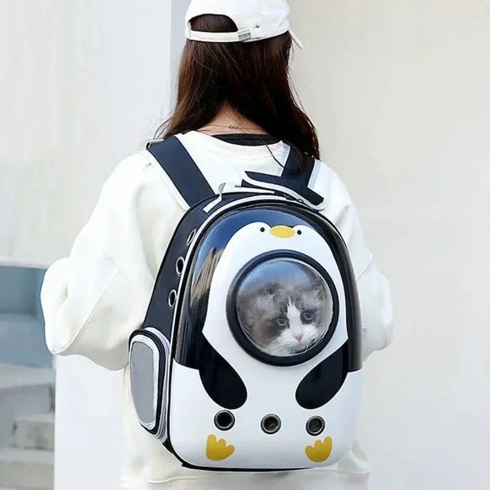 Sac à dos hublot chat