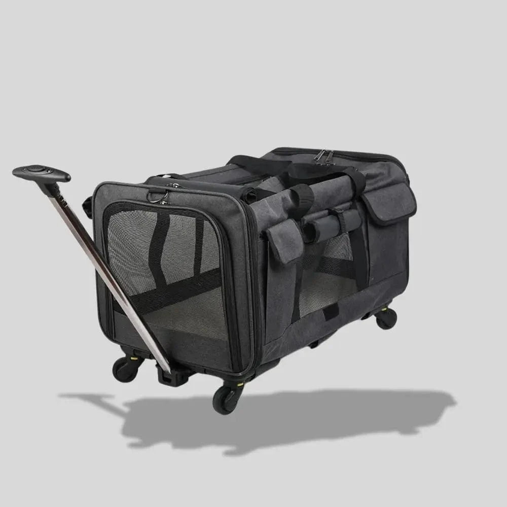 Sac de transport à roulettes pour chat Griffe d'Amour