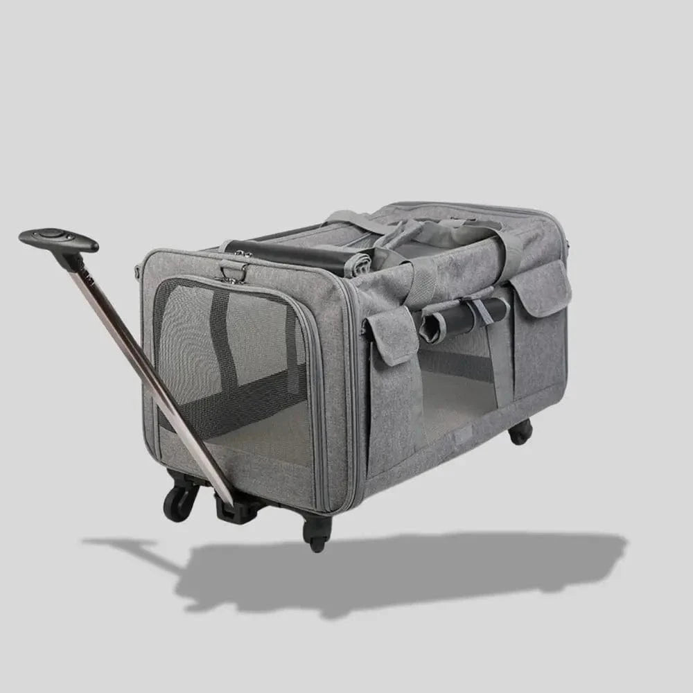 Sac de transport à roulettes pour chat Griffe d'Amour