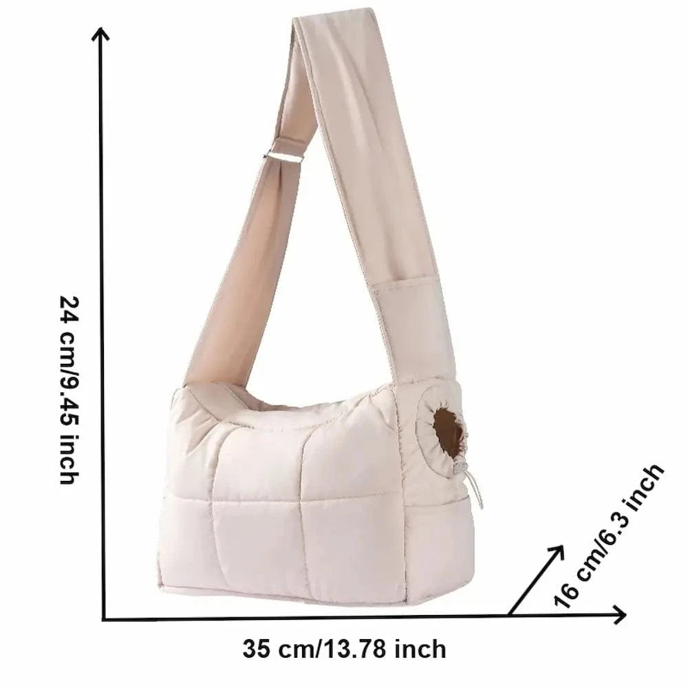 Sac transport chat bandoulière - Confort et mobilité Griffe d'Amour