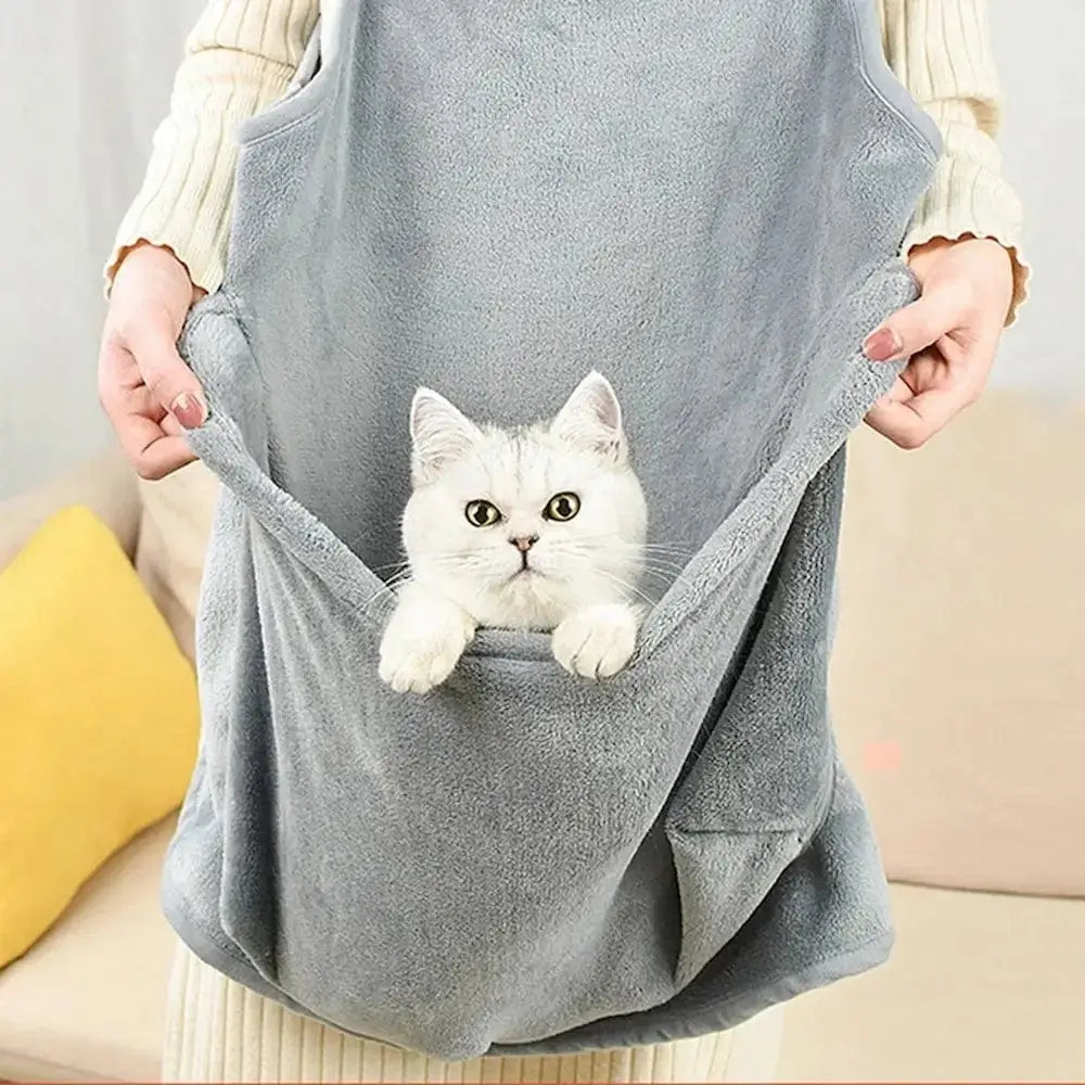 Tablier de transport pour chat