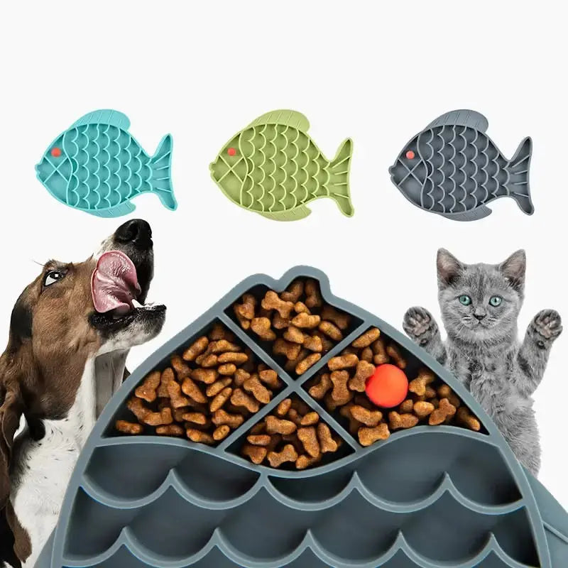 Tapis silicone gamelle chat