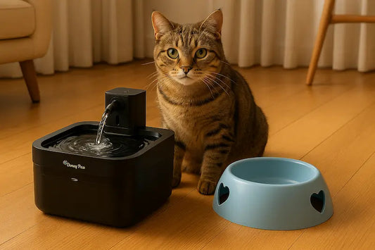 Fontaine à eau ou gamelle : que choisir pour son chat ?