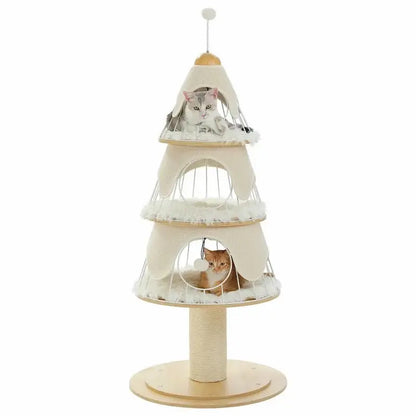 Arbre à chat sapin de Noël