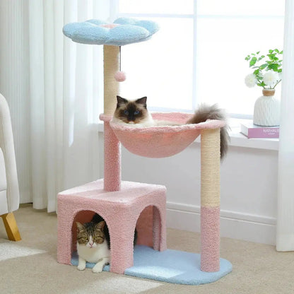 Arbre à chat fleur - Design unique Griffe d'Amour