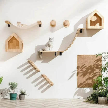 Arbre à chat mural 