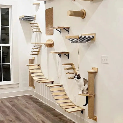 Arbre à chat mural 
