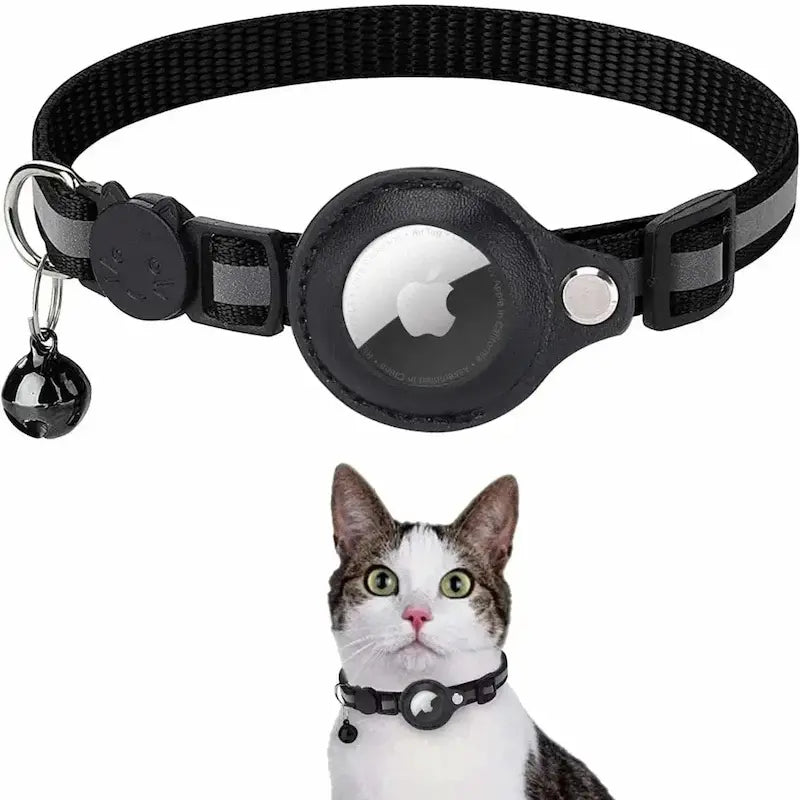 Collier chat AirTag