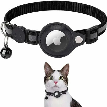 Collier chat AirTag