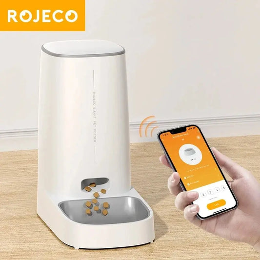 Distributeur de croquettes automatique Wi-Fi avec réservoir 4L Griffe d'Amour