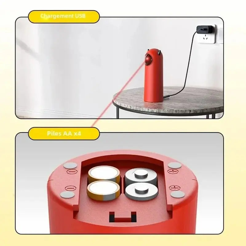 Laser pour chat interactif