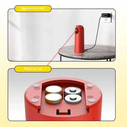 Laser pour chat interactif