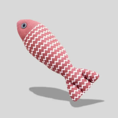 Peluche poisson herbe à chat