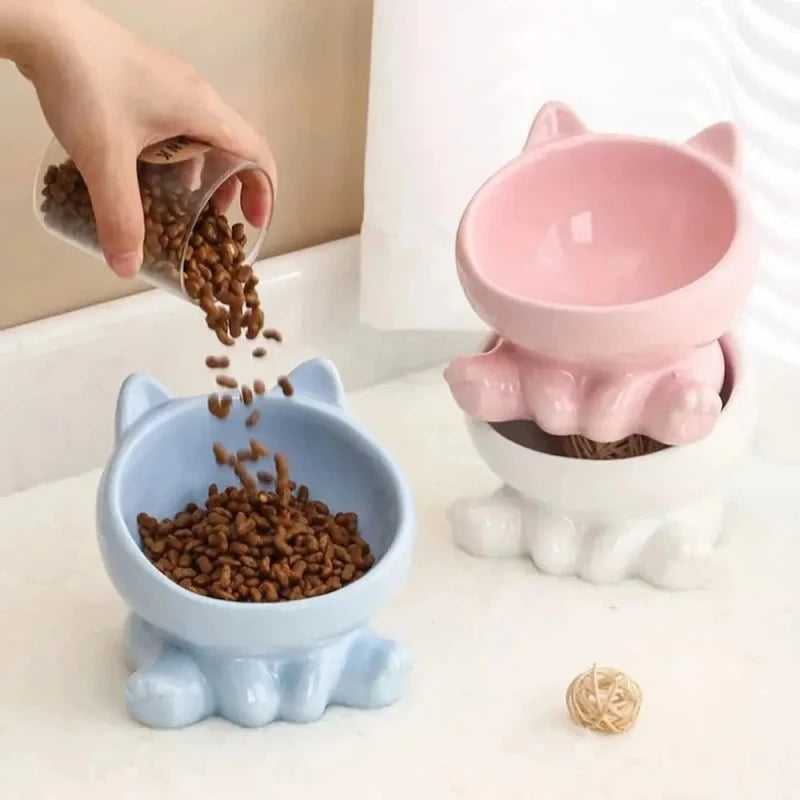 Bol en céramique pour chat - Hygiène naturelle | CeramBowl