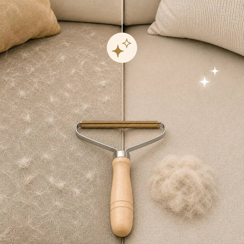 Brosse anti-poils chat - 90 % de poils en moins | FurAway
