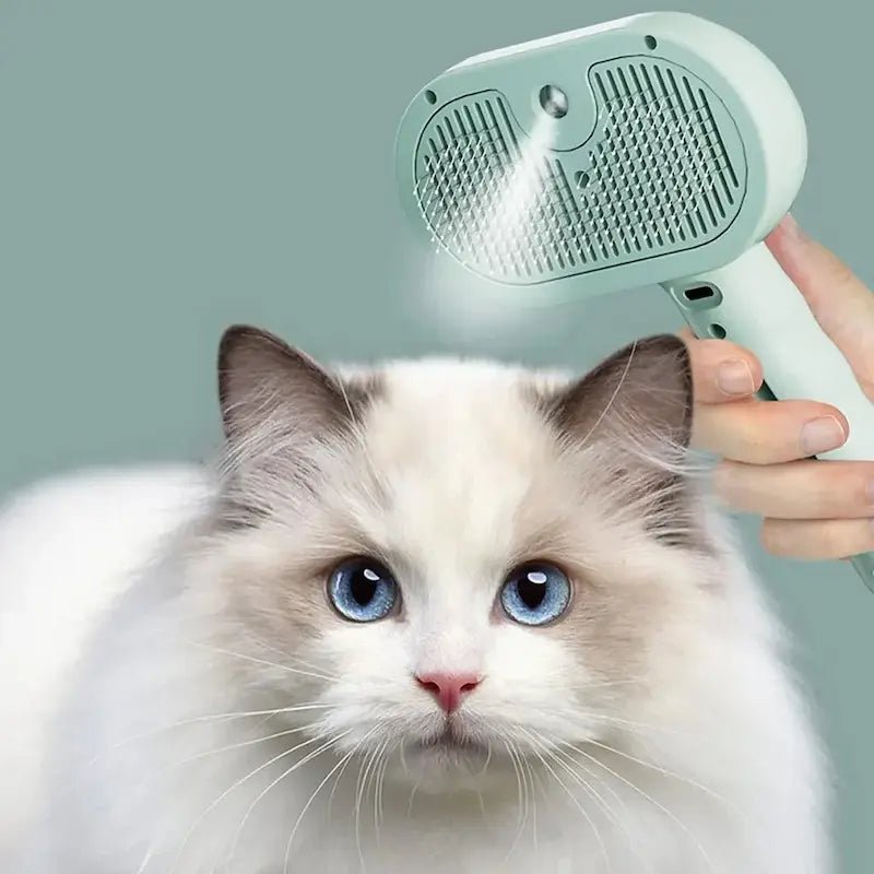 Brosse avec spray - Poils éliminés sans douleur | PetMist