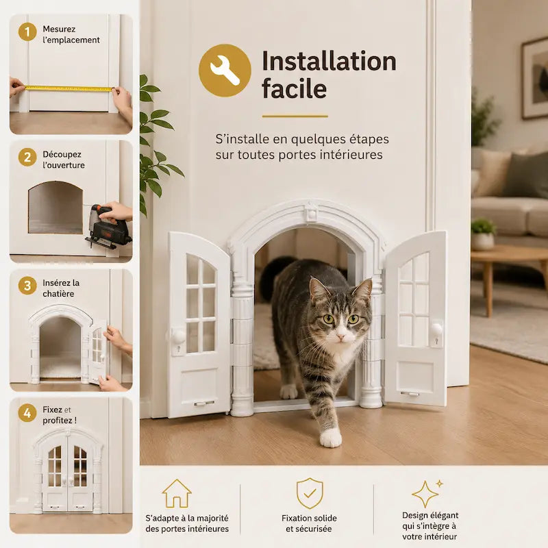 Chatière pour mur