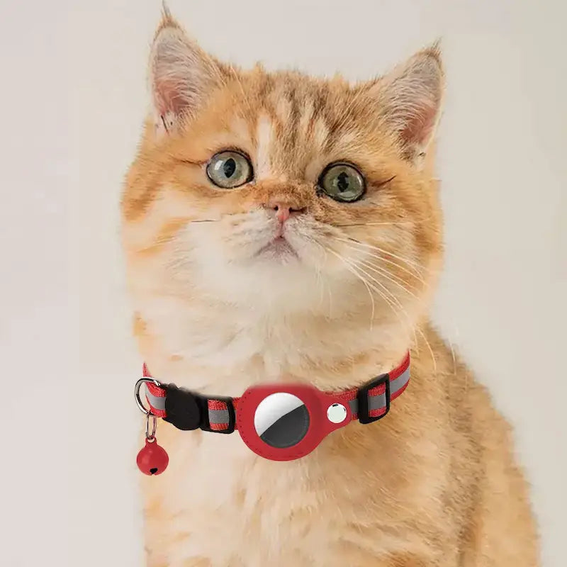 Collier chat AirTag